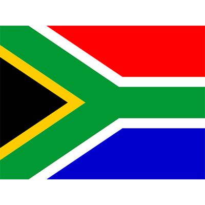 South African flag design displayed on a fabric, perfect for baby items like bodysuits, bibs, and more.\n\nCaption: Ce