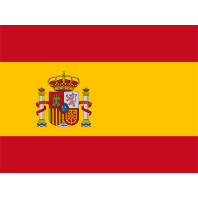 Official Flag of Spain displayed on a baby product, suitable for themed pacifiers and accessories.\n\nCaption: Celebra