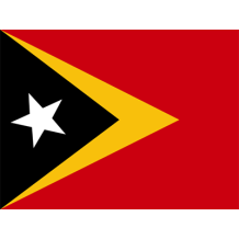 Official Flag of Timor-Leste displayed, suitable for baby products like bibs or bodysuits.\n\nCaption: Celebrate herit