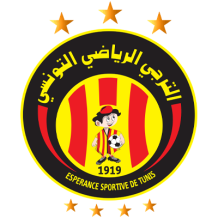 Espérance sportive de Tunis themed baby bib featuring bright colors, perfect for young fans.  \n\nCaption: Celebrate y