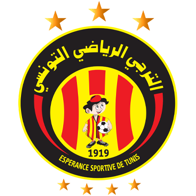 Espérance sportive de Tunis themed baby bib featuring bright colors, perfect for young fans.  \n\nCaption: Celebrate y