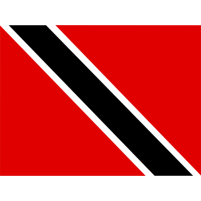 Official Flag of Trinidad and Tobago displayed on a baby product.\n\nCaption: Celebrate your little one\'s heritage wi