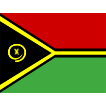 Official Flag of Vanuatu displayed on baby products like bodysuits and bibs at pacifier-baby.com.\n\nCaption: Celebrat