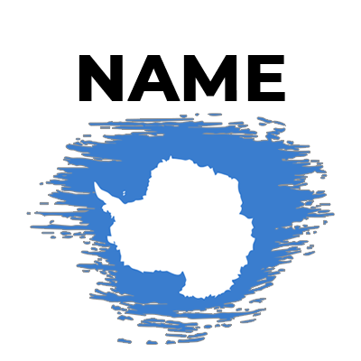Brush Stroke Effect Flag Antarctica design for baby items, ideal for pacifiers and accessories.\n\nCaption: Explore ou