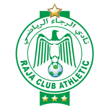 Raja Club Athletic logo, suitable for baby products like pacifiers and accessories. \n\nCaption: Discover our Raja Clu