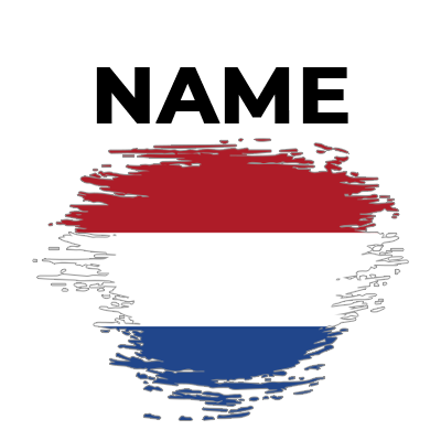 A stylized depiction of the Saint-Eustache Brush Stroke Flag, perfect for baby products.\n\nCaption: Discover the uniq