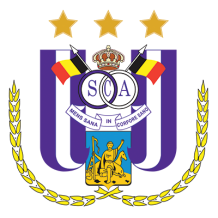 Royal Sporting Club Anderlecht logo featured on baby apparel and accessories for little fans.\n\nCaption: Celebrate yo