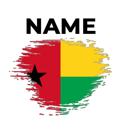 Brushstroke flag design featuring red, yellow, and green colors, suitable for baby products at pacifier-baby.com.\n\nC