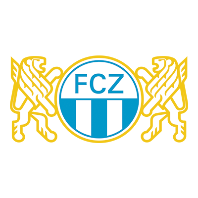 FC Zürich logo featuring two lions and a circular emblem in blue and white, suitable for baby products.\n\nCaption: Sh