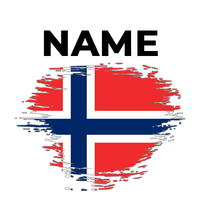 Brush Effect Norway Flag design, perfect for stylish baby items like pacifiers, bibs, and clothing.\n\nCaption: Celebr