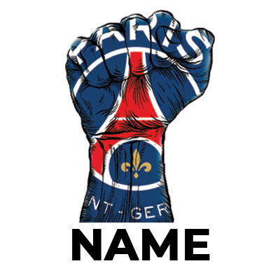 Baby product featuring Paris Saint-Germain themed design, ideal for young fans. Shop at pacifier-baby.com.\n\nCaption: