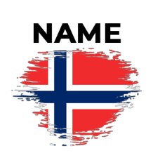 Brush effect design featuring the flag of Svalbard and Jan Mayen, perfect for baby products.\n\nCaption: Stylish Svalb