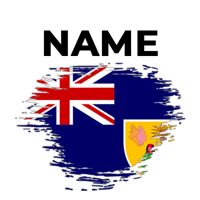 Brush Stroke Flag design of the Turks and Caicos Islands, suitable for baby products like bodysuits and bibs.\n\nCapti