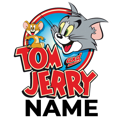 Tom & Jerry logo featuring the iconic cat and mouse duo, suitable for various baby products.\n\nCaption: Bring smiles 
