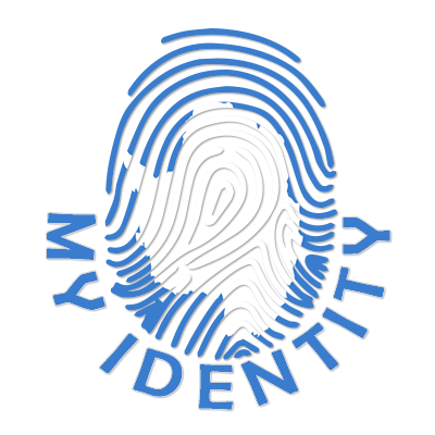 Logo of Footprint My Identity Antarctica featuring a blue fingerprint design.\n\nCaption: Explore the unique design of