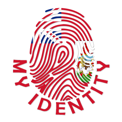 Footprint My Identity Bermuda logo featuring a fingerprint design with a colorful background.\n\nCaption: Discover the