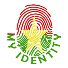 Logo for \"Footprint My Identity Burkina Faso\" featuring colorful fingerprint design.\n\nCaption: Discover the unique