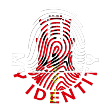 Footprint My Identity Gibraltar logo featuring a fingerprint design with elements of Gibraltar.\n\nCaption: Discover t