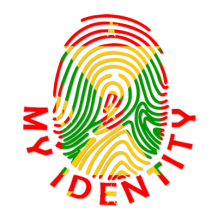 Footprint My Identity Grenada logo featuring colorful fingerprint design, ideal for baby products.\n\nCaption: Discove