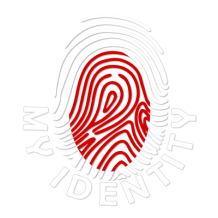 Logo of Footprint My Identity Japan featuring a stylized fingerprint design in red and black.\n\nCaption: Discover uni