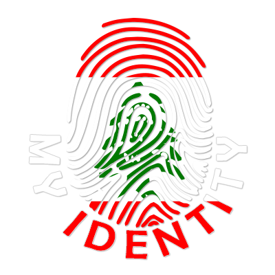 Footprint My Identity Lebanon logo featuring a fingerprint design with the Lebanese flag colors.\n\nCaption: Discover 