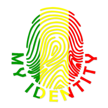 Footprint My Identity Mali logo featuring a colorful fingerprint design, suitable for baby products.\n\nCaption: Disco