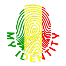 Footprint My Identity Mali logo featuring a colorful fingerprint design, suitable for baby products.\n\nCaption: Disco