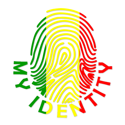 Footprint My Identity Mali logo featuring a colorful fingerprint design, suitable for baby products.\n\nCaption: Disco