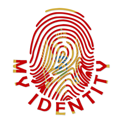 Footprint My Identity Montenegro logo featuring a colorful fingerprint design.\n\nCaption: Discover the unique Footpri