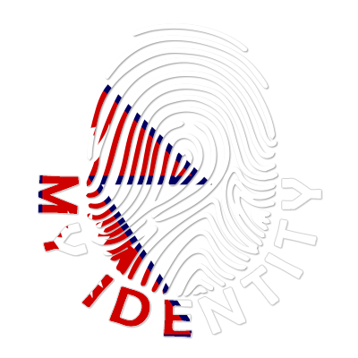 Logo of Footprint My Identity Nepal, featuring a colorful fingerprint design with the brand name.\n\nCaption: Discover