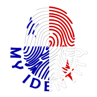 Footprint My Identity Panama logo featuring a colorful fingerprint design.\n\nCaption: Discover the unique Footprint M