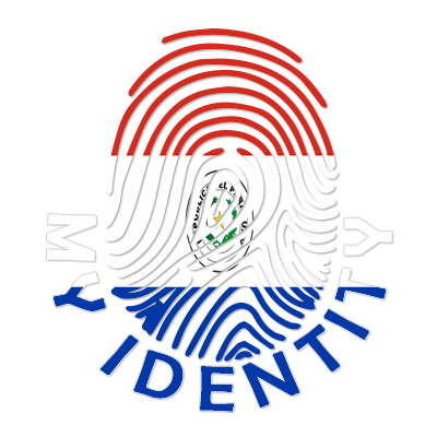 Footprint My Identity Paraguay logo featuring a colorful fingerprint design.\n\nCaption: Discover the unique Footprint