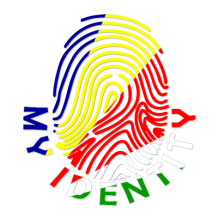 Footprint My Identity Seychelles logo featuring a colorful fingerprint design suitable for baby products.\n\nCaption: 