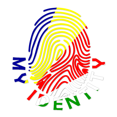 Footprint My Identity Seychelles logo featuring a colorful fingerprint design suitable for baby products.\n\nCaption: 
