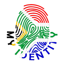 Logo of Footprint My Identity South Africa, featuring colorful fingerprint design with text.\n\nCaption: Explore uniqu