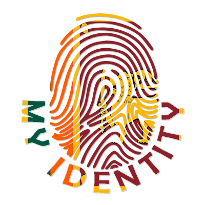 Logo of Footprint My Identity Sri Lanka, featuring a colorful fingerprint and a tiger illustration.\n\nCaption: Discov
