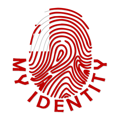 Logo of Footprint My Identity Tonga, featuring a red fingerprint design, ideal for baby products.\n\nCaption: Discover