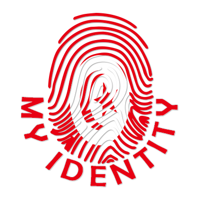 Footprint My Identity Tunisia logo featuring a colorful fingerprint design, ideal for baby products.\n\nCaption: Explo