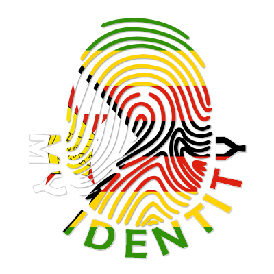 Footprint My Identity Zimbabwe logo featuring a colorful fingerprint design representing baby identity. \n\nCaption: D