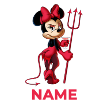 Disney Diablesse Minnie feature black ears and a pink bow with white polka dots, perfect for baby-themed items.\n\nCap