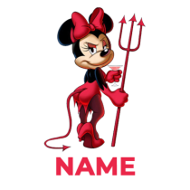 Disney Diablesse Minnie feature black ears and a pink bow with white polka dots, perfect for baby-themed items.\n\nCap