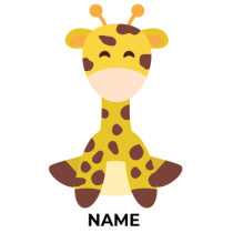 Cute giraffe-themed baby product, perfect for adding a whimsical touch to your little one\'s collection.\n\nCaption: A