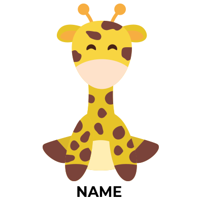 Cute giraffe-themed baby product, perfect for adding a whimsical touch to your little one\'s collection.\n\nCaption: A