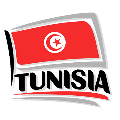 Flag Tunisia pattern design suitable for baby products like bibs and bodysuits.\n\nCaption: Celebrate cultural pride w