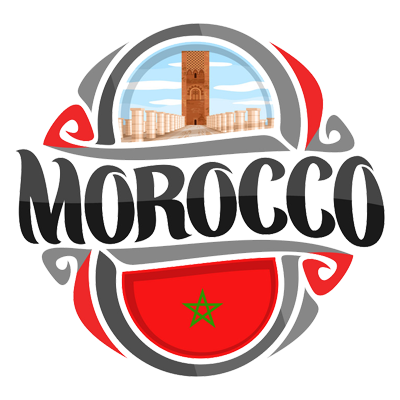Flag Morocco model 2, a playful design suitable for baby products like pacifiers and bodysuits.\n\nCaption: Discover t