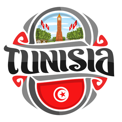 Flag Tunisia edition 2, a decorative design showcasing the country\'s flag and iconic landmarks, ideal for baby produc