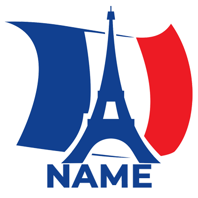 Icon of the Flag of France featuring the Eiffel Tower, representing a baby product category.\n\nCaption: Celebrate you