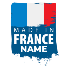 Logo of the \"Made in France edition-1\" product, featuring the French flag colors in a stylish design.\n\nCaption: Di