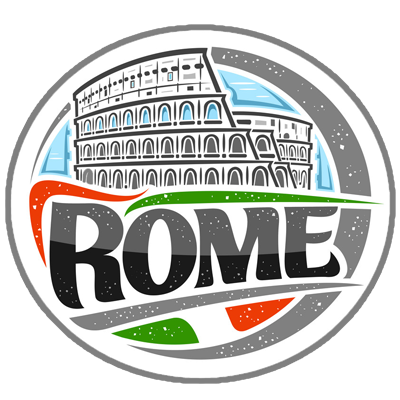 City of Rome design featuring the Colosseum, ideal for baby-themed accessories.\n\nCaption: Explore our City of Rome c