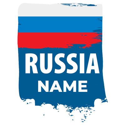 Flag of Russia design, suitable for baby items like pacifiers and clothes at pacifier-baby.com.\n\nCaption: Explore ou